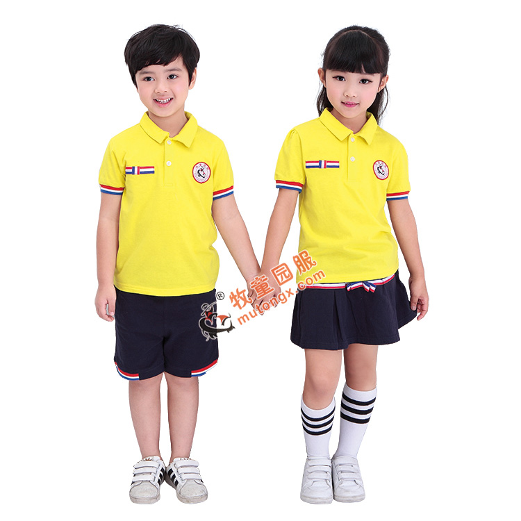 幼儿园夏季园服MT1099AB黄