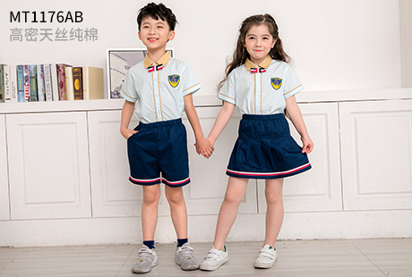 2019幼儿园服夏季园服MT1176AB梭织布